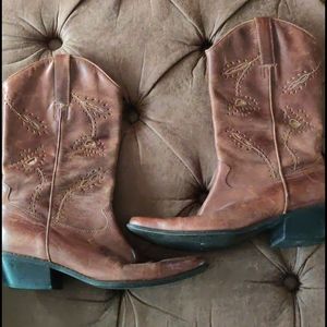 Leather Cowboy Boots